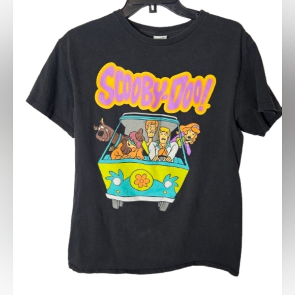 Scooby-Doo Vintage Black T-Shirt Size Medium - Picture 1 of 6